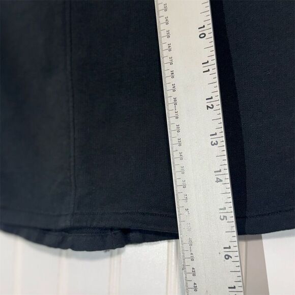 Lacoste Women’s Black Cotton Drawstring Skirt Size 36 US 4 Logo Pocket Casual - Picture 4 of 8